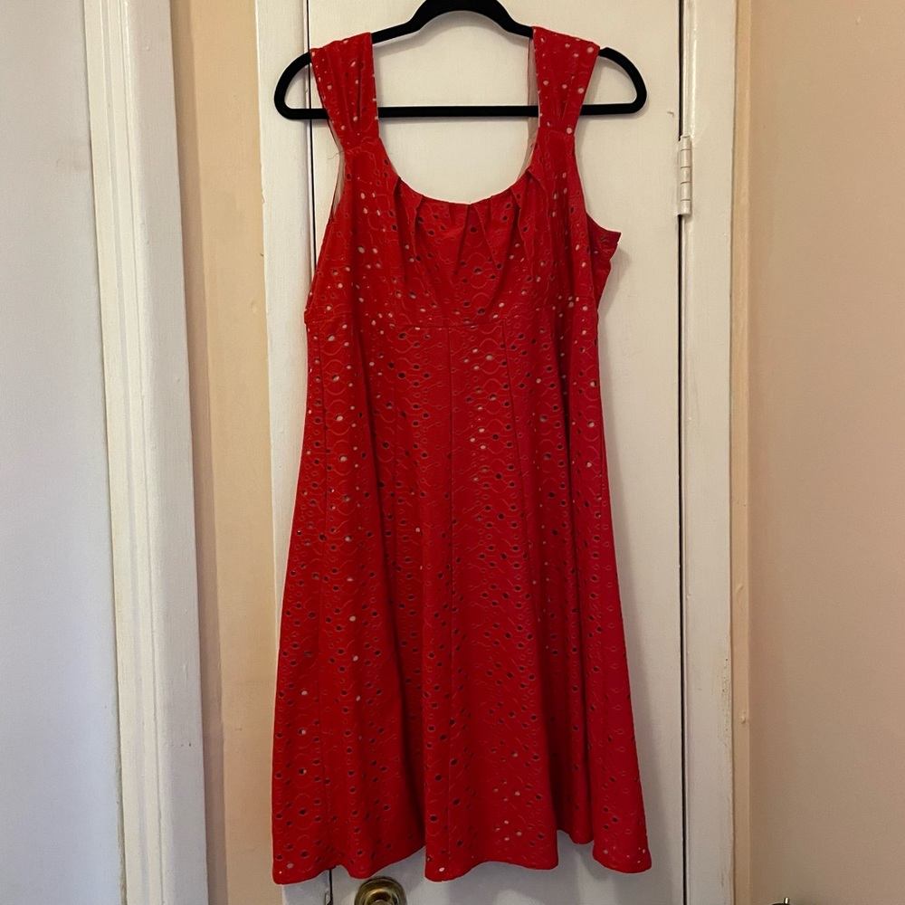 Size 16 Red Eyelette Sundress